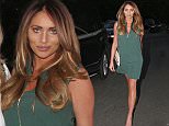 AMY CHILDS SEEN AT SHEESH RESTAURANT IN CHIGWELL ESSEX FOR FOR MUMS 50TH BIRTHDAY DINNER WITH COUSIN HARRY DERBIDGE. TUESDAY 21ST APRIL 2015 - MAGICMOMENTSUK - 07753 30 30 77