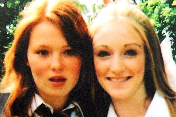 Undated handout file photo of Charlotte Thompson, 13, (left) and Olivia Bazlinton 14, who were hit and killed by a train at a level crossing in Elsenham, Essex in December 2005,