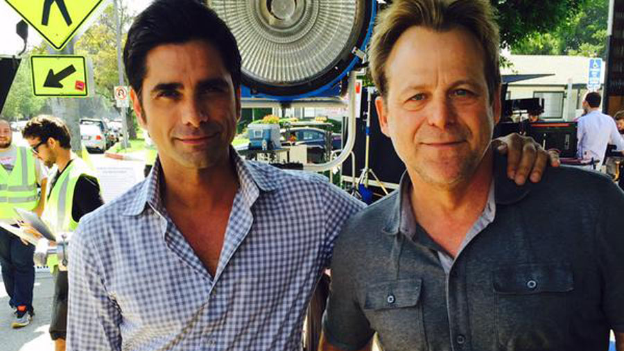 John Stamos has a 'General Hospital' reunion with Kin Shriner