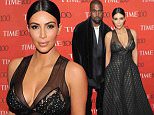 NEW YORK, NY - APRIL 21:  Kanye West (L) and Kim Kardashian attends the 2015 Time 100 Gala at Frederick P. Rose Hall, Jazz at Lincoln Center on April 21, 2015 in New York City.  (Photo by Andrew Toth/FilmMagic)